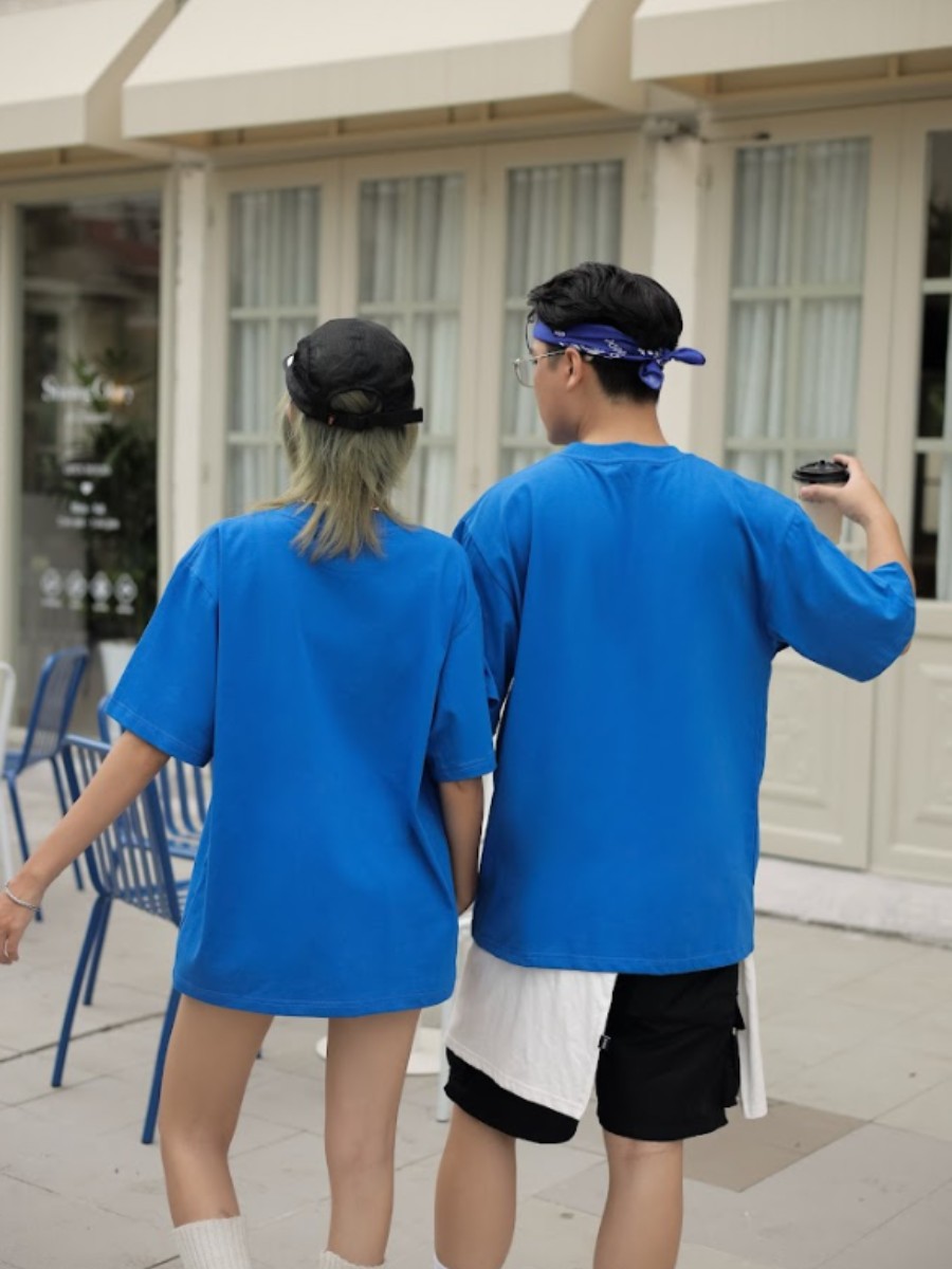 Áo thun Blue T-shirt - Ảnh 3