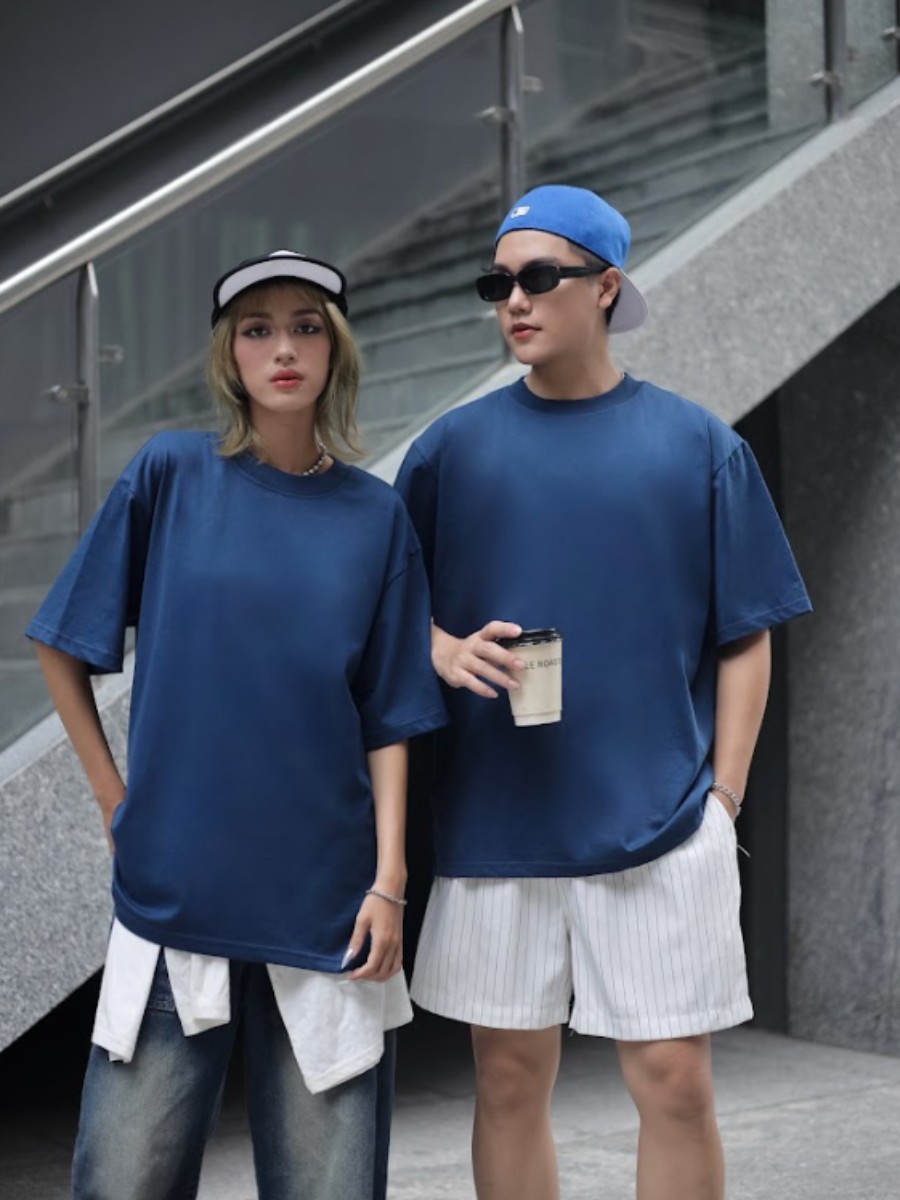 Áo thun Navy Blue T-shirt - Ảnh 2